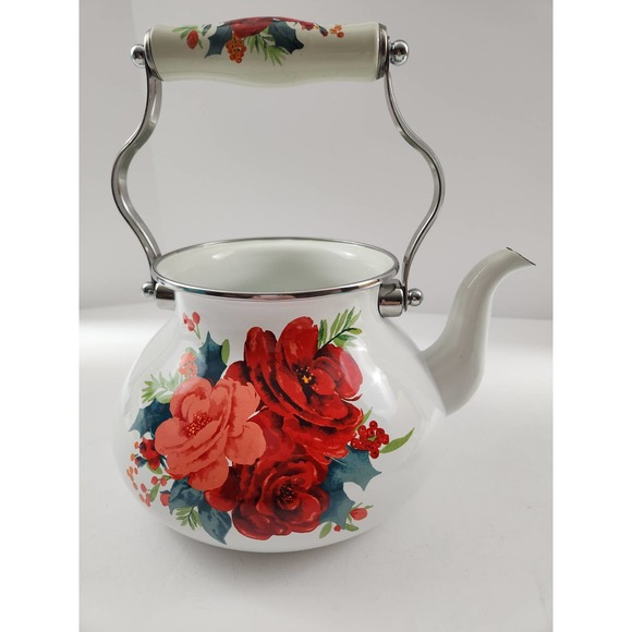 Pioneer Woman - Careful Rose Tea Kettle - Picture 7 of 12